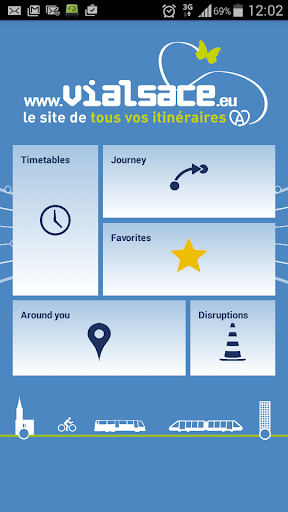 Android application Vialsace screenshort