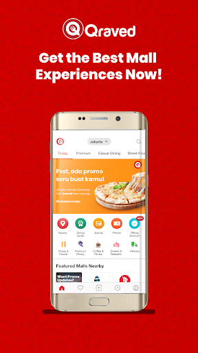 Android application Qraved - Food, Restaurant & Pr screenshort
