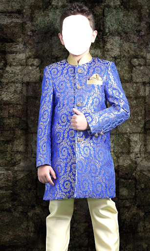Boy Sherwani Photo Suit Screen 2