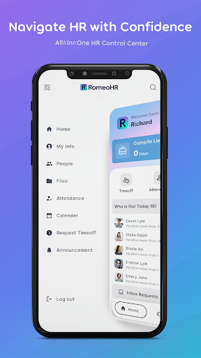 RomeoHR Screen 2