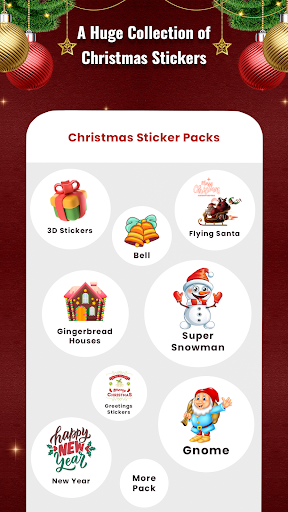 Android application Christmas Stickers - WASticker screenshort