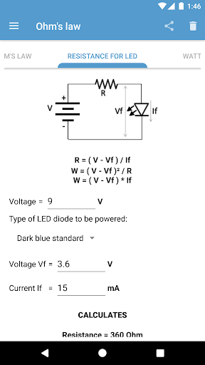Ohms Law Screen 2
