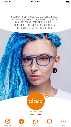 Android application OTTICA CLARO screenshort