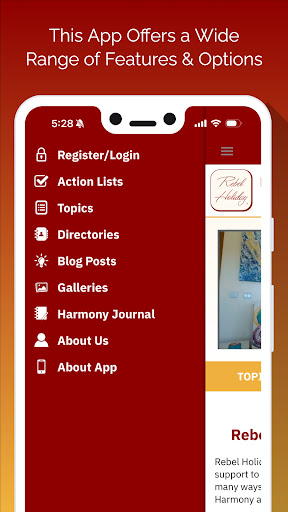 Rebel Holiday LiveYour Harmony Screen 3
