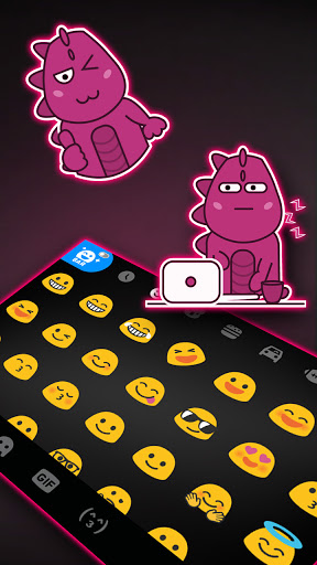 Simple Black Pink Theme Screen 3