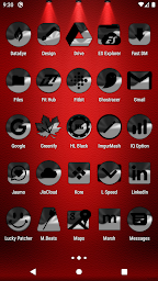 Half Light Black Icon Pack ✨Free✨