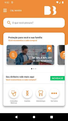 Android application BBB Benefícios screenshort