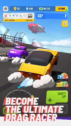 Idle Drag Racers - Racing Game - Screenshot 1