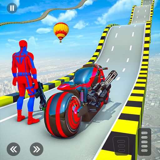 Superhero Bike Racing Games logo