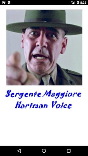Android application Sergente Maggiore Hartman Voic screenshort