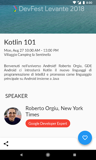 DevFest Levante 2018 Screen 2