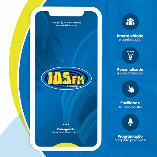 Android application Radio 105 FM screenshort