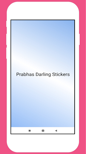 Android application Prabhas Darling Stickers screenshort