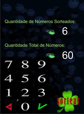 Android application Números Aleatórios screenshort