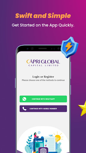 Android application Capri Business Partner App screenshort