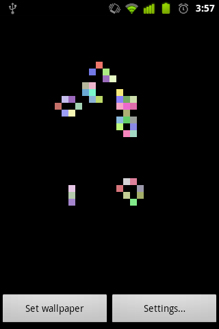 Android application Game of Life Live Wallpaper screenshort
