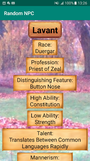 Random NPC Generator PRO Screen 3