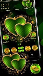 Green Heart Launcher Theme Unknown