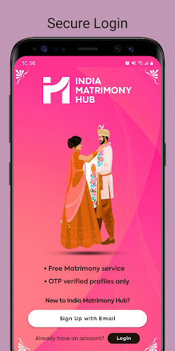 Android application India MatrimonyHub App-Biodata screenshort