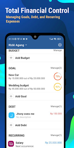 BudgetBuddy Financial Manager Screen 3