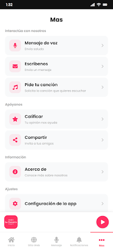 App screenshot