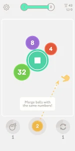 Merge Balls - 2048 Merge Game