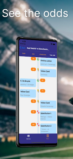 Android application Score Clash - sport & bet tips screenshort