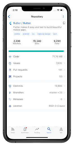 GitClient Screen 3