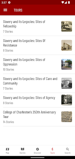 Screenshot of CofC: Discovering Our Past