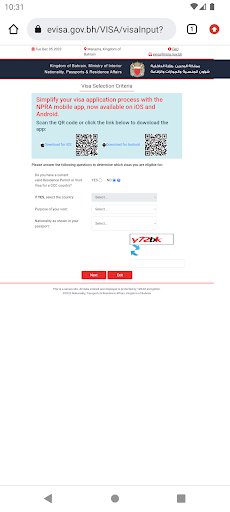 Visa Check for All Country Screen 3