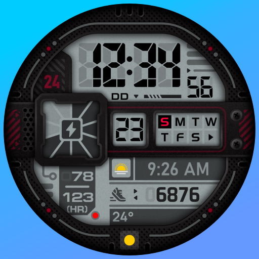 SH028 Watch Face, WearOS watch logo