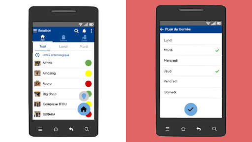 Android application Floraison screenshort
