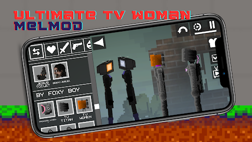 TV Woman Mod Melon Playground