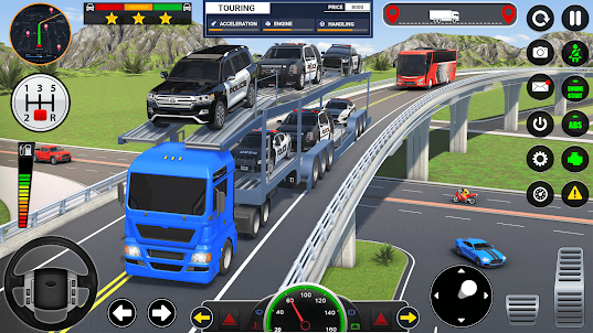Police Truck Driving Games 3D