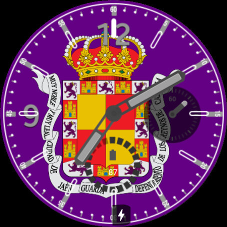 Android application Esfera bandera de Jaén screenshort