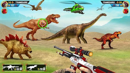 Wild Dino Hunting Gun Games