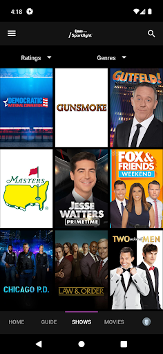 Screenshot of FidelityTV