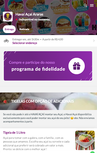 Havaí Açaí Screen 2