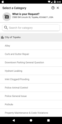 SeeClickFix Topeka Screen 3