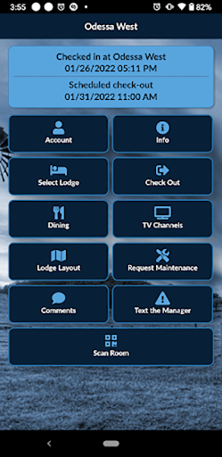 Android application Target Hospitality OnTarget screenshort