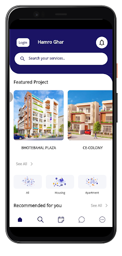Android application Hamro Ghar screenshort