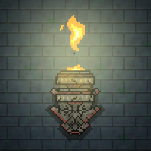Dungeon Torch. Pixelart style 1.0 Icon