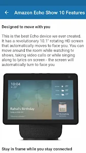Amazon Echo Show 10 Guide