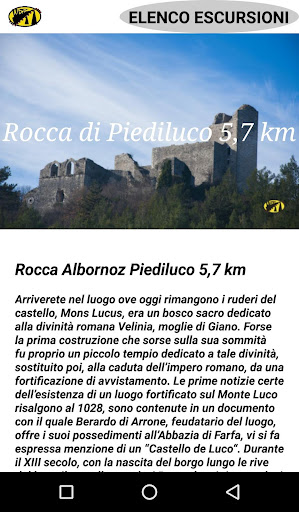 PIEDILUCO TREKKING Screen 2