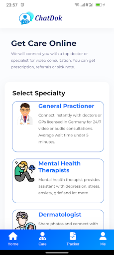 Chatdok: Chat with Doctor & AI Screen 3