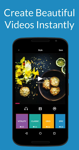 Android application PixMovie - music slideshow screenshort