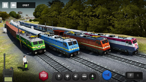 Simulador de trem indiano
