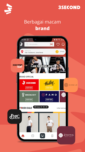 Android application 3Second Online screenshort