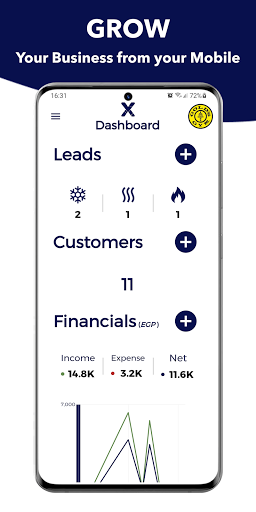 Android application XVenturer Business Growth Mana screenshort