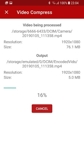 Video Compress - Shrink size a
